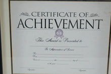 Load image into Gallery viewer, New 12 x 12 Black Certificate Achievement Frame Gold Medal Display
