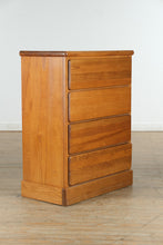 Load image into Gallery viewer, Acorn Oak 4-Drawer Chest of Drawers - Little Folks Furniture
