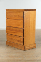 Load image into Gallery viewer, Acorn Oak 4-Drawer Chest of Drawers - Little Folks Furniture
