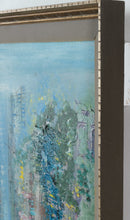 Load image into Gallery viewer, Mid Century Modern Cityscape Oil Painting on Canvas 43x33 Framed
