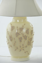 Load image into Gallery viewer, Pair of Alabaster Floral Relief Table Lamps

