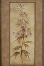 Load image into Gallery viewer, Set of 2 Floral Botanical Prints by Albena – Soft Blue &amp; Lavender Wildflowers – Framed Wall Art

