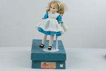 Load image into Gallery viewer, Vintage Madame Alexander Alice in Wonderland Doll 1552 Blue Dress With Box
