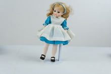 Load image into Gallery viewer, Vintage Madame Alexander Alice in Wonderland Doll 1552 Blue Dress With Box
