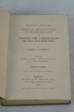 Load image into Gallery viewer, Alice’s Adventures in Wonderland &amp; Through the Looking-Glass – Lewis Carroll – People’s Edition 1896

