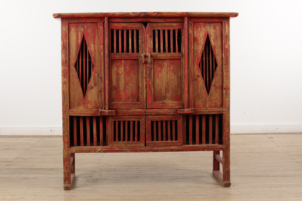 Allen J. Oriental Cabinet - Distressed Reclaimed Wood