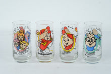 Load image into Gallery viewer, 1983 Alvin and the Chipmunks Chipettes Character Drinking Glass Set
