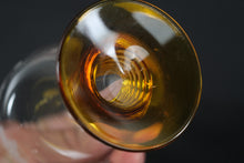 Load image into Gallery viewer, Vintage Amber Roemer Wine Glasses Set of 10 Grape Etched Ribbed Stem
