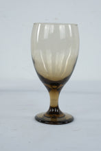 Load image into Gallery viewer, Vintage Libbey Classic Mocha Water Goblets Set of 11 Brown Glass 7 Inch
