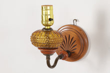 Load image into Gallery viewer, Amber Glass Wall Mounted Lamp
