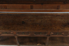 Load image into Gallery viewer, Oak Welsh-Style Potboard Dresser with Plate Rack and Spice Cupboards
