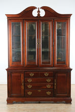 Load image into Gallery viewer, American Drew Solid Cherry China Cabinet Hutch Buffet with Glass Doors and Lighting
