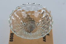 Load image into Gallery viewer, Vintage American Lady Love 8808 Glass 3 Toed Bowl Home Interiors 10 Inch
