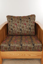 Load image into Gallery viewer, American Oak Arm Chair and Ottoman
