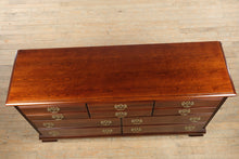 Load image into Gallery viewer, American Drew Solid Cherry Chippendale Dresser with Mirror – 64&quot; Wide
