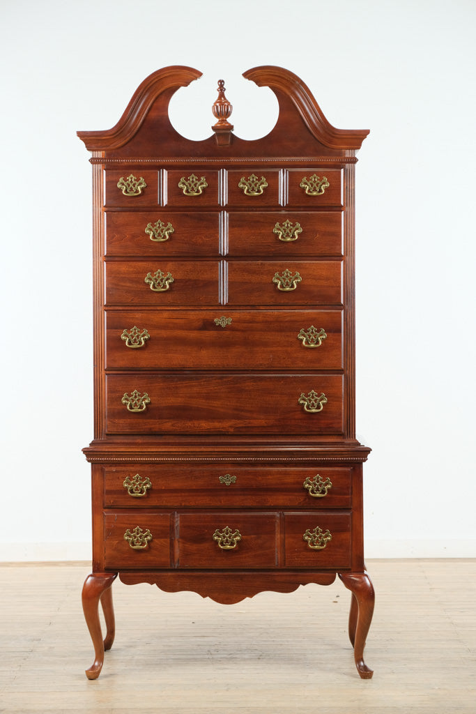 American Drew Cherry Tall Boy Dresser – 81” Statement Piece