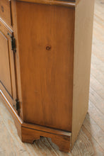 Load image into Gallery viewer, Drexel American Traditional Pine Corner Cabinet Tall Storage Display Unit
