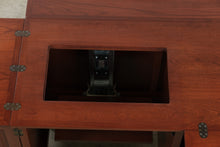 Load image into Gallery viewer, Amish Made Cherry Sewing Machine Cabinet with Fold Out Work Surface - Online Only

