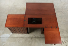 Load image into Gallery viewer, Amish Made Cherry Sewing Machine Cabinet with Fold Out Work Surface - Online Only
