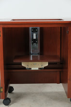 Load image into Gallery viewer, Amish Made Cherry Sewing Machine Cabinet with Fold Out Work Surface - Online Only
