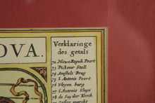 Load image into Gallery viewer, Antique Style Map of Amsterdam Framed Decorative Wall Art After Blaeu
