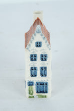 Load image into Gallery viewer, Royal Goedewaagen Delft Miniature Amsterdam Singel House Vase Hand Painted
