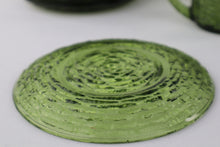 Load image into Gallery viewer, Anchor Hocking Soreno Avocado Cups and Saucers
