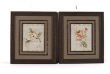 Load image into Gallery viewer, Magnolia and Rose on Cracked Linen - Cheri Blum
