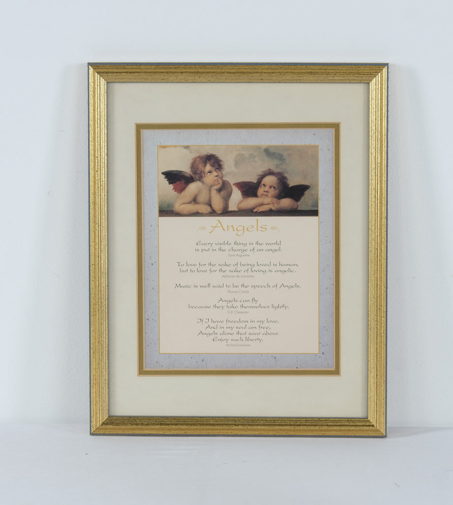 “Angels II” Framed Inspirational Art Print – 11
