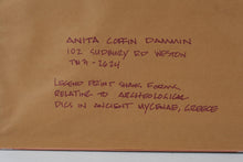 Load image into Gallery viewer, Anita Coffin Dammin Mycenae Limited Edition Abstract Etching Print Framed
