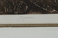 Load image into Gallery viewer, Anita Coffin Dammin Mycenae Limited Edition Abstract Etching Print Framed
