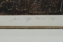 Load image into Gallery viewer, Anita Coffin Dammin Mycenae Limited Edition Abstract Etching Print Framed
