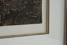 Load image into Gallery viewer, Anita Coffin Dammin Mycenae Limited Edition Abstract Etching Print Framed
