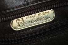 Load image into Gallery viewer, Vintage Anne Klein for Calderon Brown Lizard Embossed Shoulder Bag
