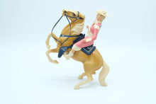 Load image into Gallery viewer, Vintage 1950&#39;s Hartland Annie Oakley and Rearing Palomino Horse
