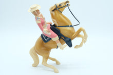 Load image into Gallery viewer, Vintage 1950&#39;s Hartland Annie Oakley and Rearing Palomino Horse

