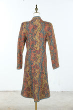 Load image into Gallery viewer, Vintage Anokhi India Quilted Block Print Cotton Long Jacket Coat Size M
