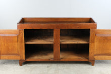 Load image into Gallery viewer, Antique Primitive Pine Dry Sink Cabinet Two Door Cupboard Server
