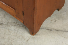 Load image into Gallery viewer, Antique Primitive Pine Dry Sink Cabinet Two Door Cupboard Server
