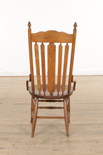 Load image into Gallery viewer, Antique Oak Chair with Rounded Seat
