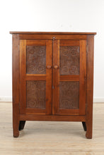 Load image into Gallery viewer, Antique Pie Safe Cabinet with Tin Punched Doors
