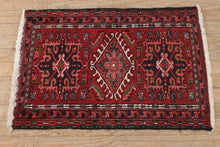 Load image into Gallery viewer, Antique Ruby Heriz Rug -  28&quot; x 48&quot;
