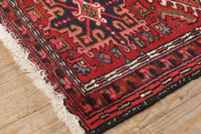 Load image into Gallery viewer, Antique Ruby Heriz Rug -  28&quot; x 48&quot;
