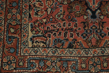 Load image into Gallery viewer, Antique Persian Sarouk Hand Knotted Wool Rug 45 x 29 Floral Medallion
