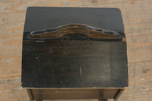 Load image into Gallery viewer, Antique Wooden Sewing Storage Cabinet Stand with Lift Lid and Interior Compartments
