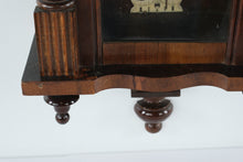 Load image into Gallery viewer, Antique European Wall Clock – Ornate Carved Wood Regulator with Brass Dial &amp; Pendulum – 39" Tall
