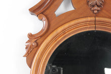 Load image into Gallery viewer, Antique Walnut Mirror with Acanthus and Walnut Carvings
