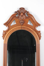 Load image into Gallery viewer, Antique Walnut Mirror with Acanthus and Walnut Carvings
