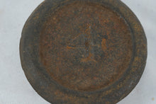 Load image into Gallery viewer, Set of Antique Cast Iron Balance Scale Weights – 2 lb to 8 oz, Trade Weights with Calibration Marks
