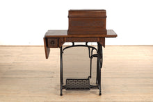 Load image into Gallery viewer, Antique Wheeler and Wilson Sewing Machine with Desk
